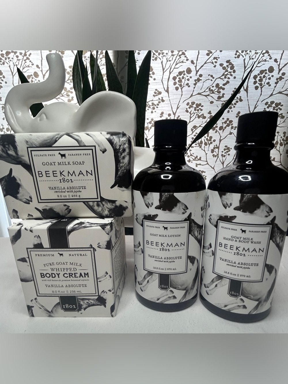 NWT Beekman 1802 4-Piece Vanilla Absolute Body Care & Salve Bundle